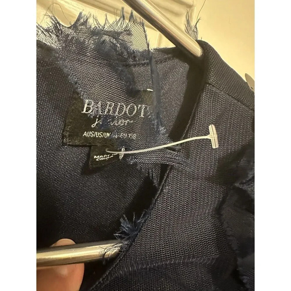 Bardot Junior Girls Mallory Tiered Dress In Navy Sz 14 Style # 591DBG3 NWOT $149 - Picture 9 of 10